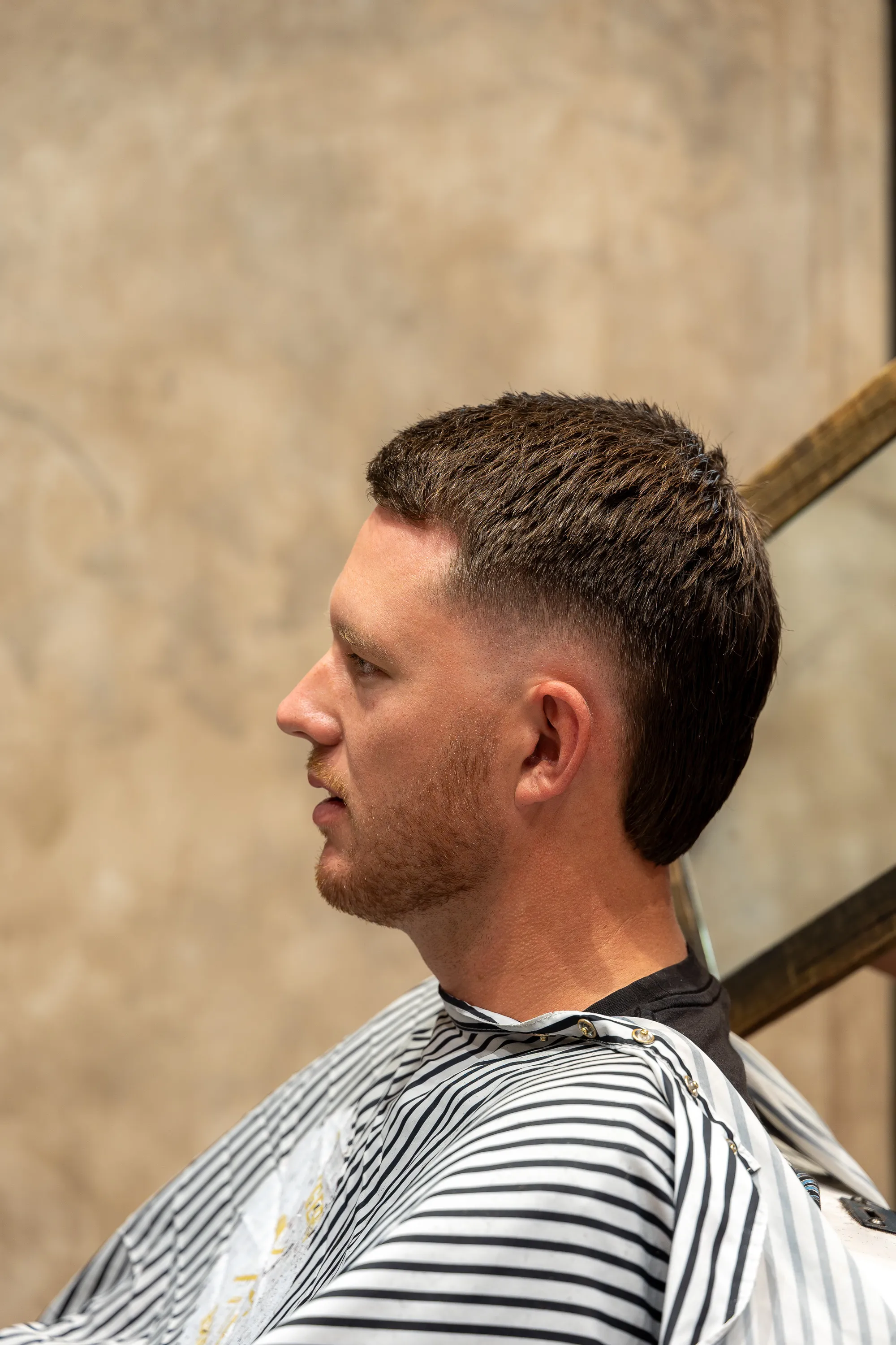 Finished crop with a low taper